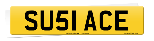 Registration number SU51 ACE